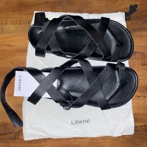 Liberte Women’s Sandals Leather Size 39/ 8US